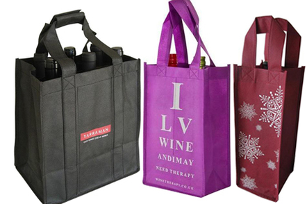 non woven bags for wine bottle